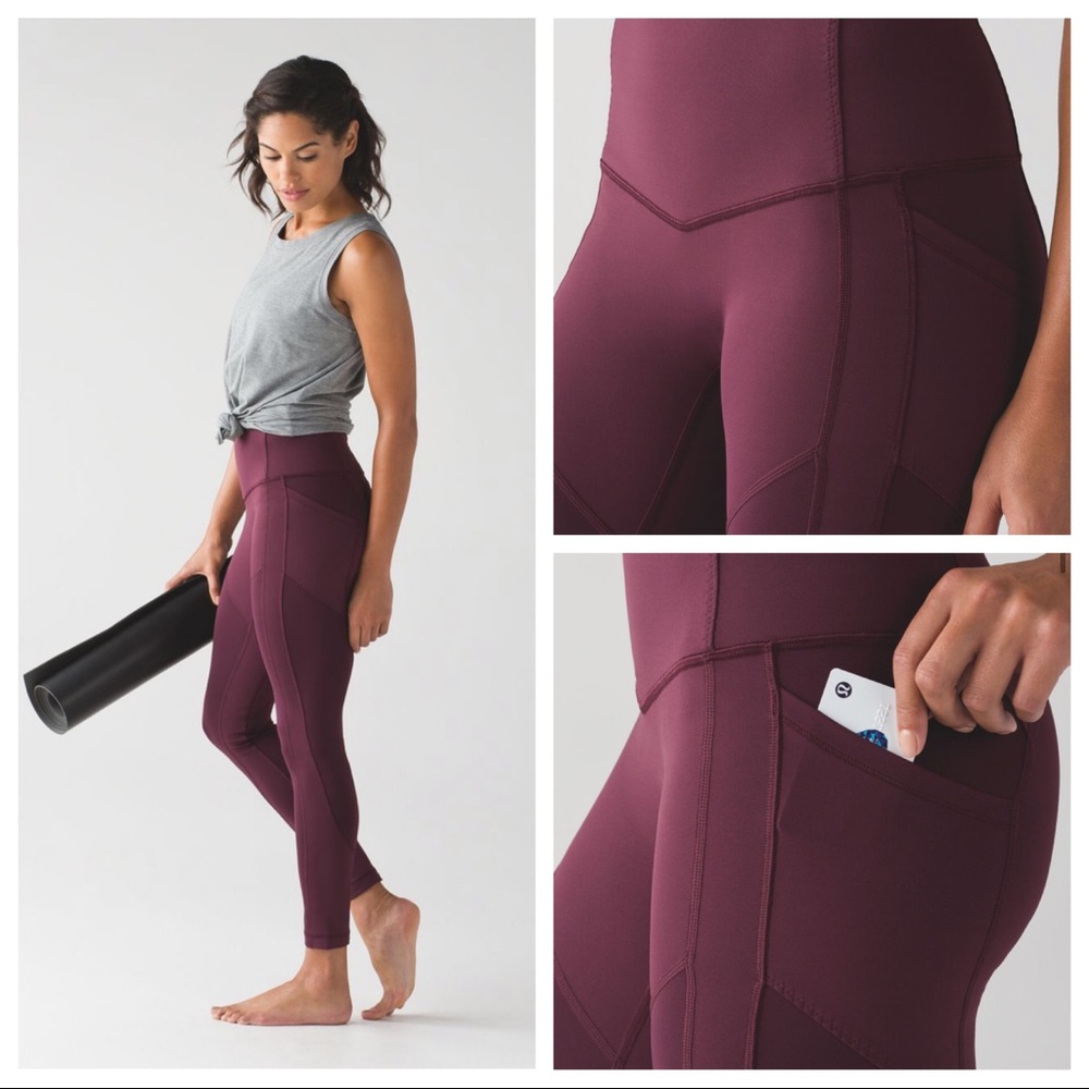 SOLD Lululemon All the Right Places Bordeaux Drama